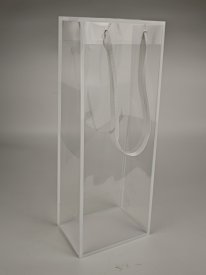 Подарочный пакет Арт и дизайн 9x34x13 см цвет белый