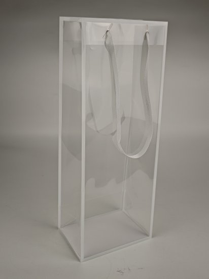 Подарочный пакет Арт и дизайн 9x34x13 см цвет белый