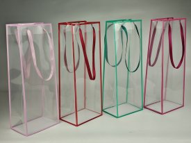 Подарочный пакет Арт и дизайн 9x34x13 см цвет в ассортименте