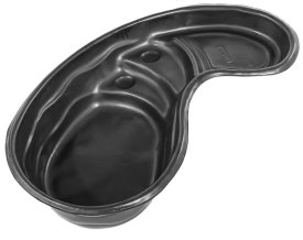 Пруд декоративный V-280 полиэтилен 280 л 190x110x40 см