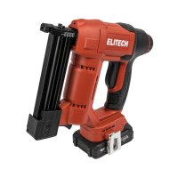 Пистолет гвоздезабивной аккумуляторный по дереву Elitech 2032Л, 20 В Li-Ion 2 Ач 18GA
