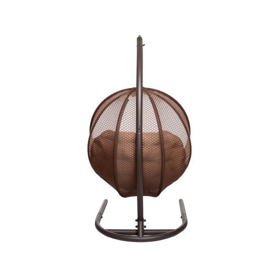 Кресло подвесное Greengard Арвис одноместное бежевый/коричневый