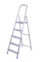 Стремянка алюминиевая Ladderbel 5 ступеней максимальная нагрузка 150 кг