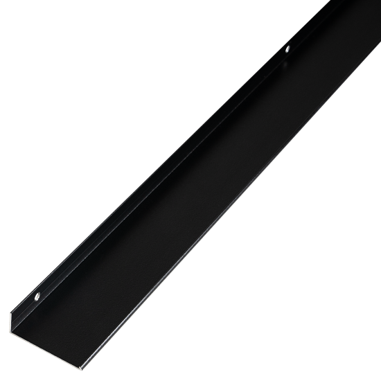 Комплект системы для раздвижных дверей Лион 218.5 см две двери цвет черный