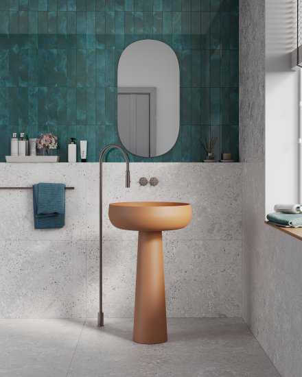 Керамогранит Incolor Ibiza Carving Satin 120x60 см 1.44 м² сатинированный цвет темно-бежевый