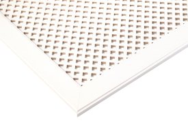 Экран радиатора Глория 90x60 см МДФ цвет белый