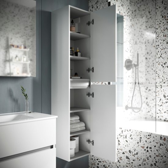 Пенал Sancos Urban 35 см подвесной белый