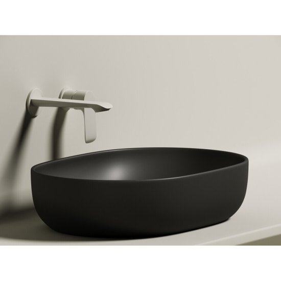 Раковина Ceramicanova Element 60 см накладная черная матовая (CN6047MB)