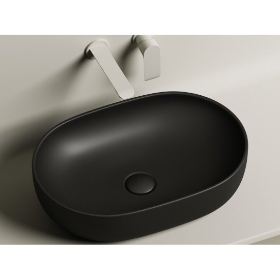 Раковина Ceramicanova Element 60 см накладная черная матовая (CN6047MB)