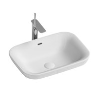 Раковина Ceramicanova Element 58 см встраиваемая белая (CN6041)