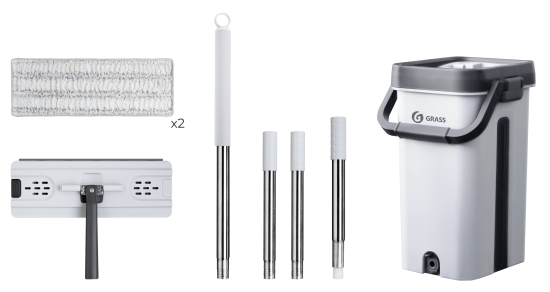 Комплект для уборки пола с отжимом Grass 10 л