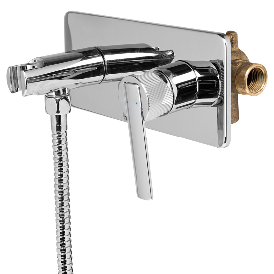 Гигиенический душ KONSENSA Теано набор со смесителем цвет хром