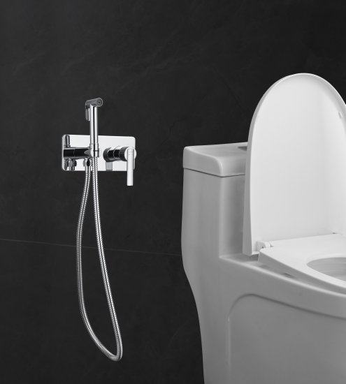 Гигиенический душ KONSENSA Теано набор со смесителем цвет хром