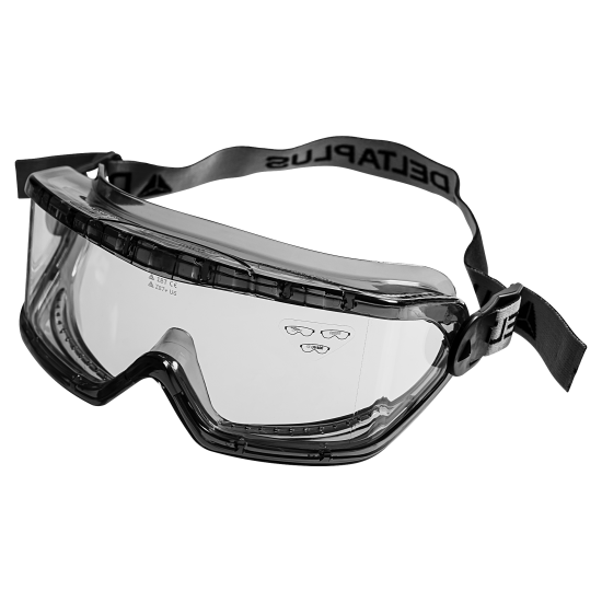 Очки защитные закрытые с обтюратором Delta Plus Galeras прозрачные