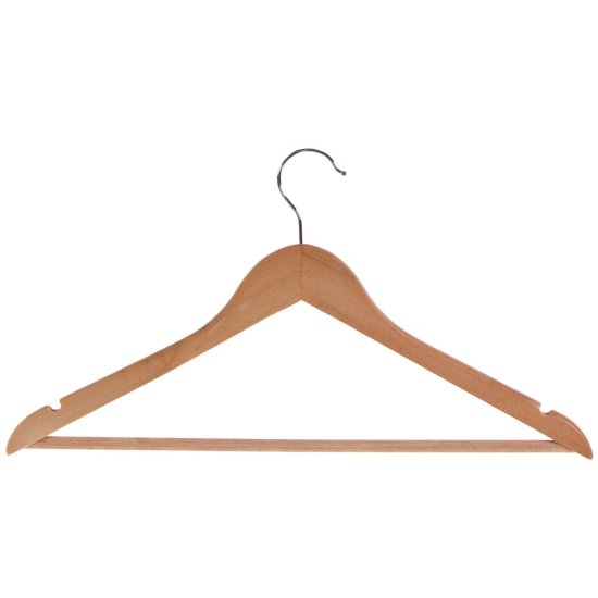 Плечики для одежды KONSENSA 44.5 см дерево цвет натуральное дерево 4 шт.