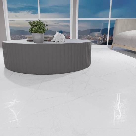 Глазурованный керамогранит Axima Colorado 60x120 см 1.44 м² матовый цвет белый