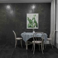 Глазурованный керамогранит Axima Seatle 60x120 см 1.44 м² матовый цвет темно-серый