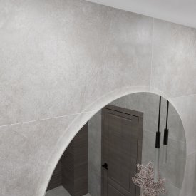 Глазурованный керамогранит Axima Tripoli 60x120 см 1.44 м² матовый цвет серый