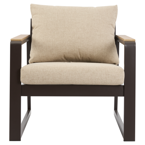 Набор садовой мебели для обеда с подушками BEGINIA Sugan Алюминий Стол, диван, кресло 2 шт Бежевый