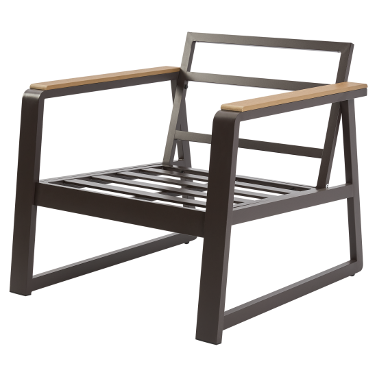 Набор садовой мебели для обеда с подушками BEGINIA Sugan Алюминий Стол, диван, кресло 2 шт Бежевый