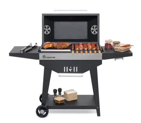 Гриль-мангал Gratar Master 3.0 GM3-690 сталь 74x143.5x124 см