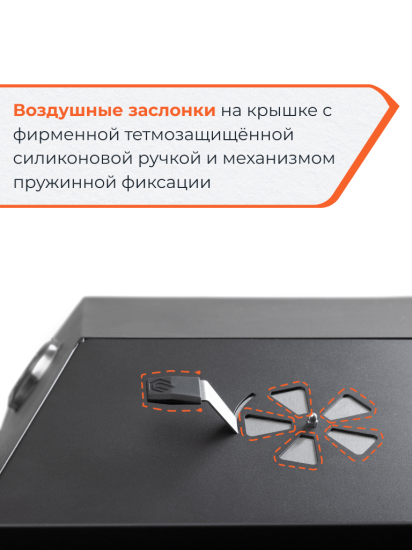 Гриль Gratar Master XL GM-880 сталь 84.5x180x139.5 см