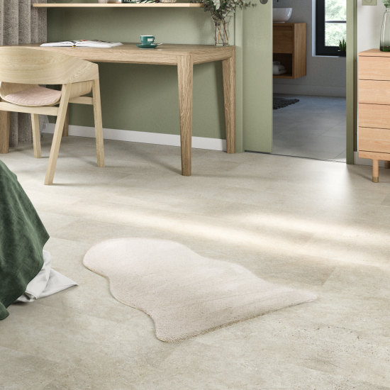 Коврик KREAFORTA Belleville 60x90 см полиэстер цвет белый