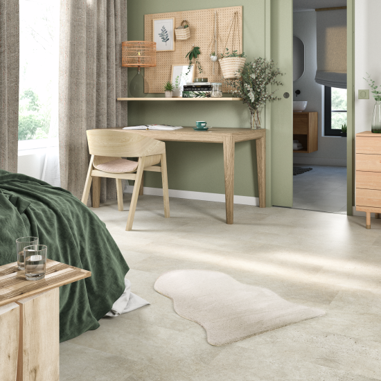 Коврик KREAFORTA Belleville 60x90 см полиэстер цвет белый