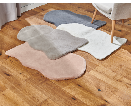 Коврик KREAFORTA Belleville 60x90 см полиэстер цвет белый