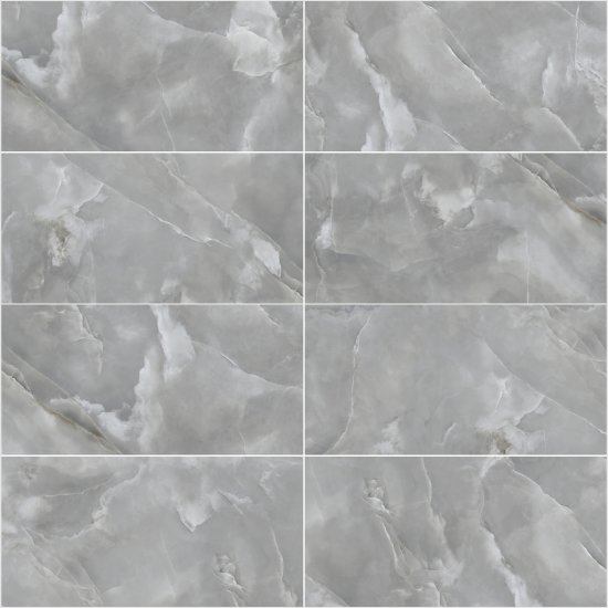 Глазурованный керамогранит Ceradim Snowy Night 60x120 см 1.44 м² лаппатированный цвет серый