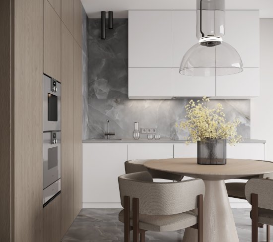 Глазурованный керамогранит Ceradim Snowy Night 60x120 см 1.44 м² лаппатированный цвет серый