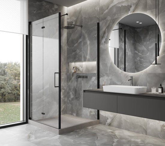 Глазурованный керамогранит Ceradim Snowy Night 60x120 см 1.44 м² лаппатированный цвет серый