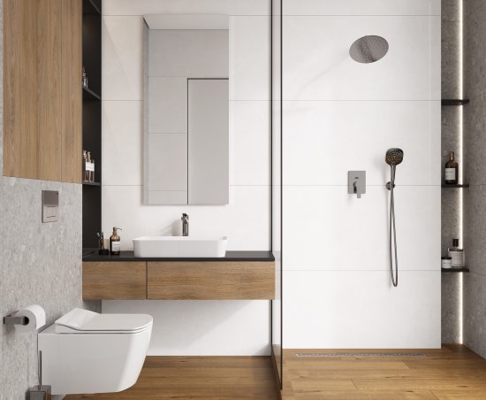 Глазурованный керамогранит Ceradim Royal Swiss White 60x120 см 1.44 м² лаппатированный цвет белый