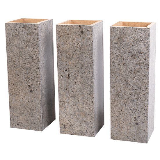 Колонна интерьерная сборная МДФ 2800х100х100 мм 0,28 кв.м бетон