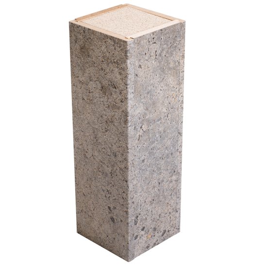 Колонна интерьерная сборная МДФ 2800х100х100 мм 0,28 кв.м бетон