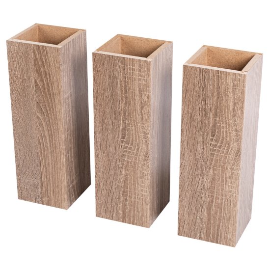 Колонна интерьерная сборная МДФ 2800х100х100 мм 0,28 кв.м дуб винтаж