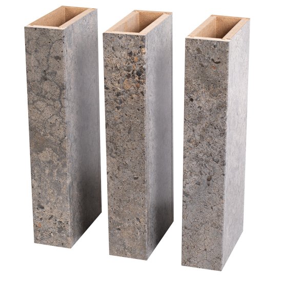 Колонна интерьерная сборная МДФ 2800х100х100 мм 0,336 кв. м бетон