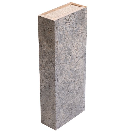 Колонна интерьерная сборная МДФ 2800х100х100 мм 0,336 кв. м бетон