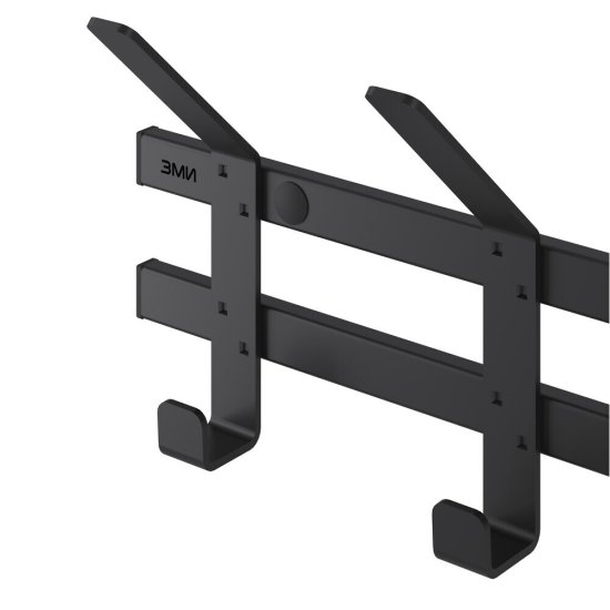 Вешалка настенная металлическая 5 крючков черная ЗМИ Торонто 5