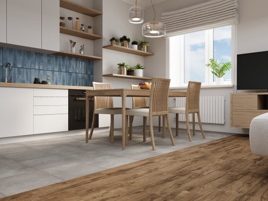 Настенная плитка KREAFORTA Cascada 29.8x59.8 1.425м цвет синий