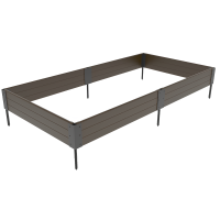 Грядка садовая Gidrolica 207х74х16 см цвет коричневый