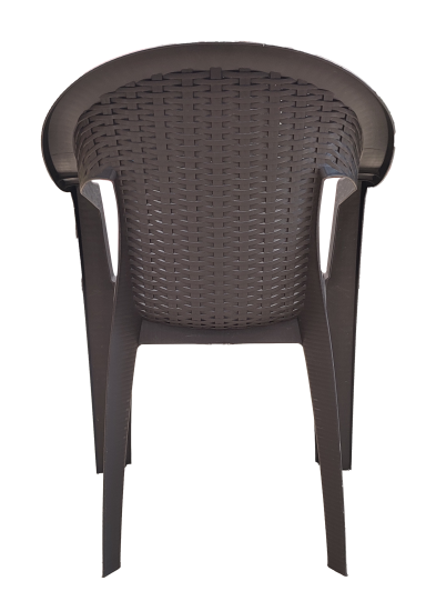 Кресло садовое Heniver Kiki 61x77x57 см пластик шоколадный