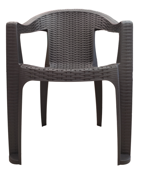 Кресло садовое Heniver Kiki 61x77x57 см пластик шоколадный