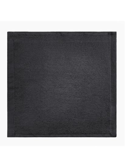 Полотенце махровое Enna 30x30 см цвет черный