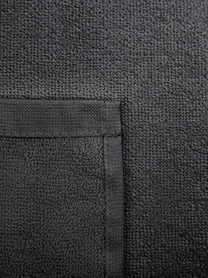 Полотенце махровое Enna 30x30 см цвет черный