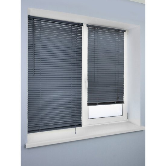 Жалюзи горизонтальные пластиковые 70х160 см черные