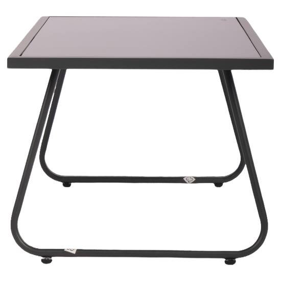 Набор садовой мебели для отдыха BEGINIA Lama Сталь Стол, диван, кресло 2 шт Черный