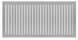 Экран радиатора 120x60 см МДФ цвет серый