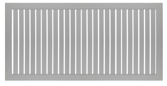 Экран радиатора 120x60 см МДФ цвет серый