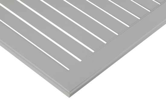 Экран радиатора 120x60 см МДФ цвет серый